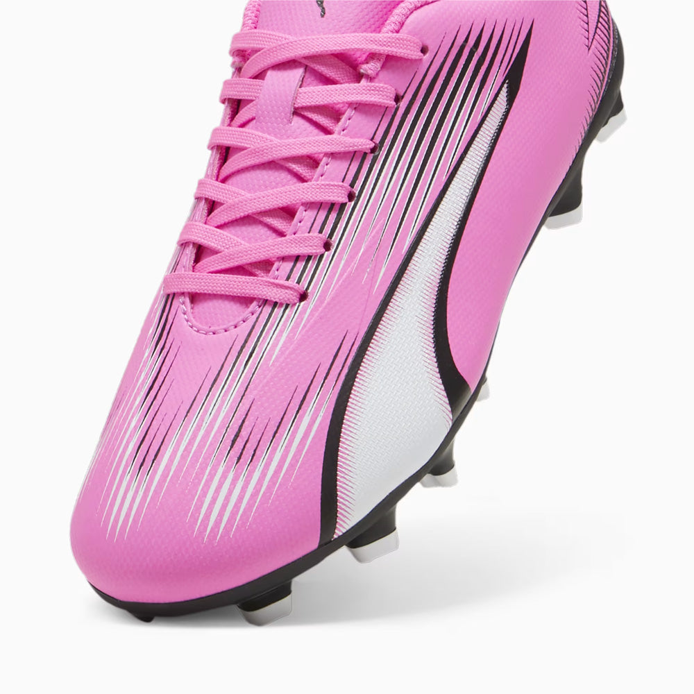 Puma Ultra Play FG Junior Football Boots - Poison Pink/White/Black