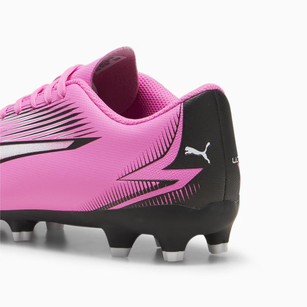 Puma Ultra Play FG Junior Football Boots - Poison Pink/White/Black