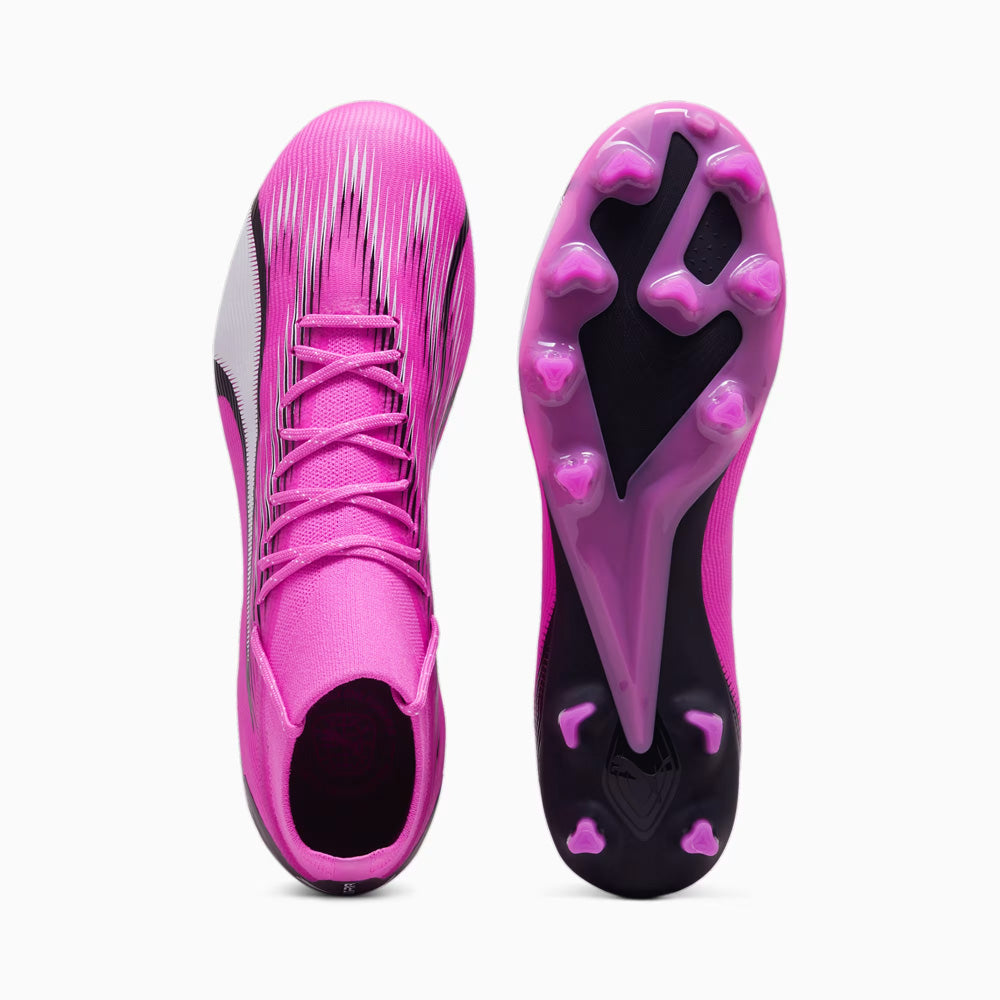 Puma Ultra Pro FG/AG Football Boots - Poison Pink/White/Black