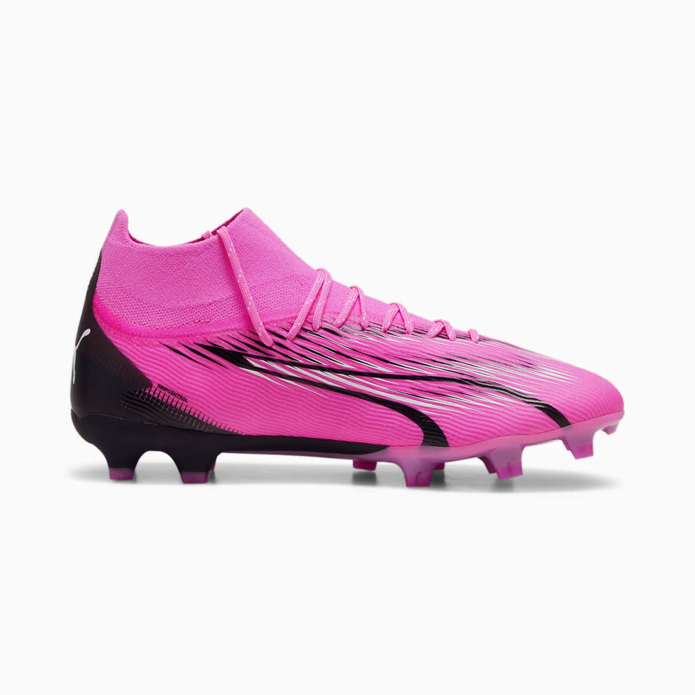 Puma Ultra Pro FG/AG Football Boots - Poison Pink/White/Black