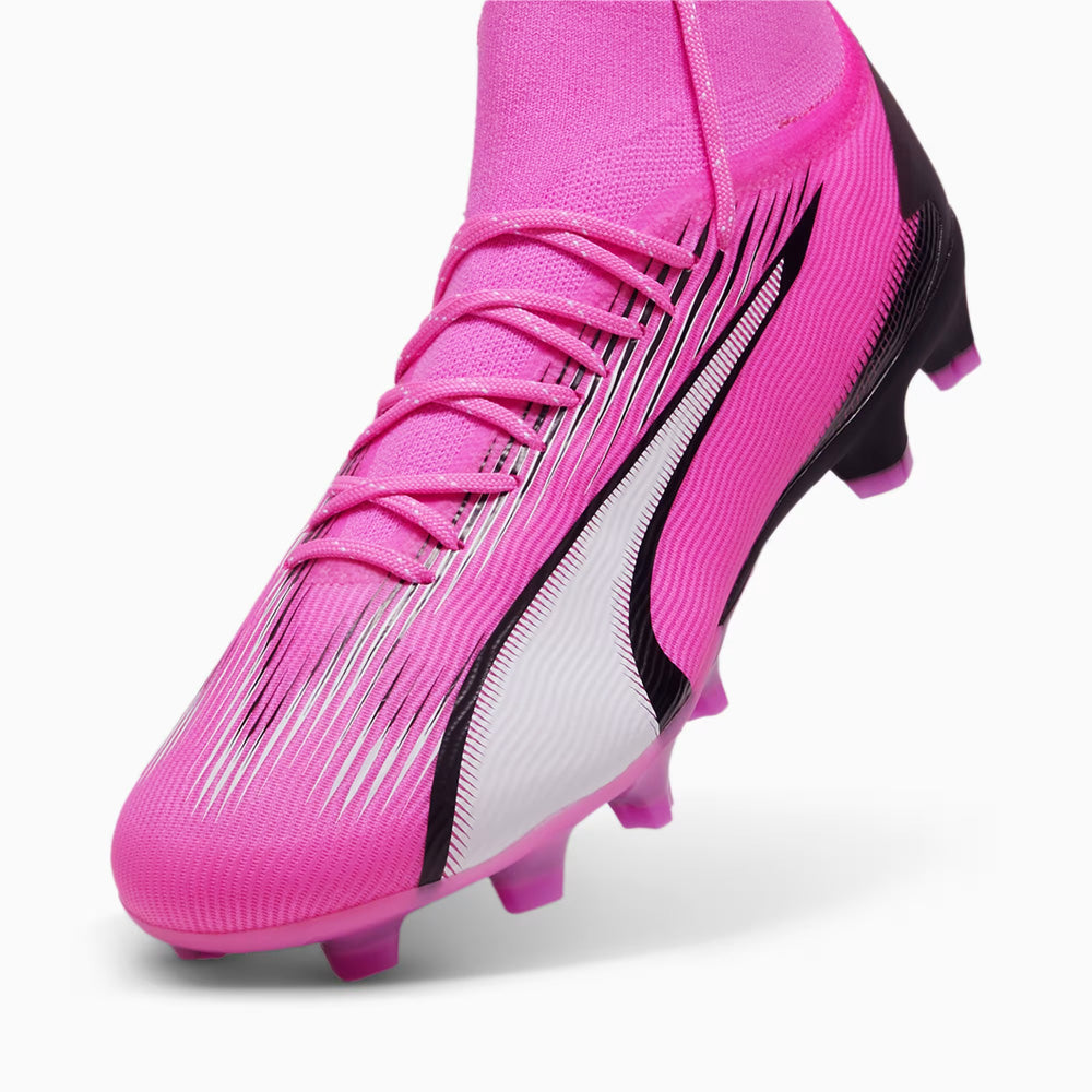 Puma Ultra Pro FG/AG Football Boots - Poison Pink/White/Black