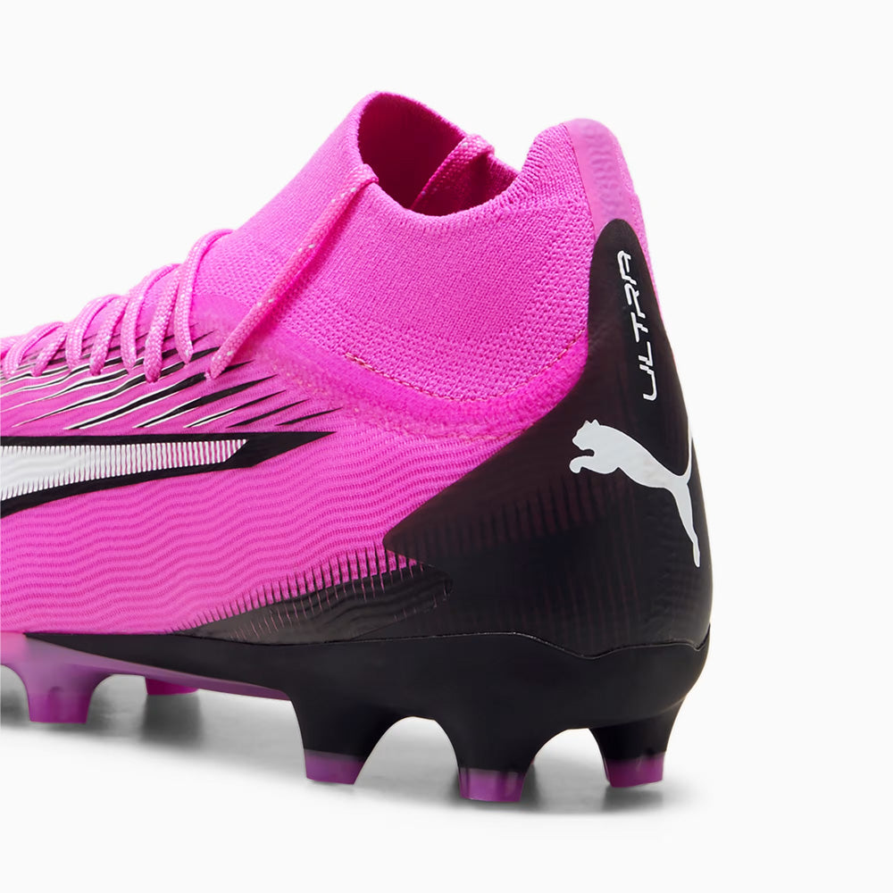 Puma Ultra Pro FG/AG Football Boots - Poison Pink/White/Black