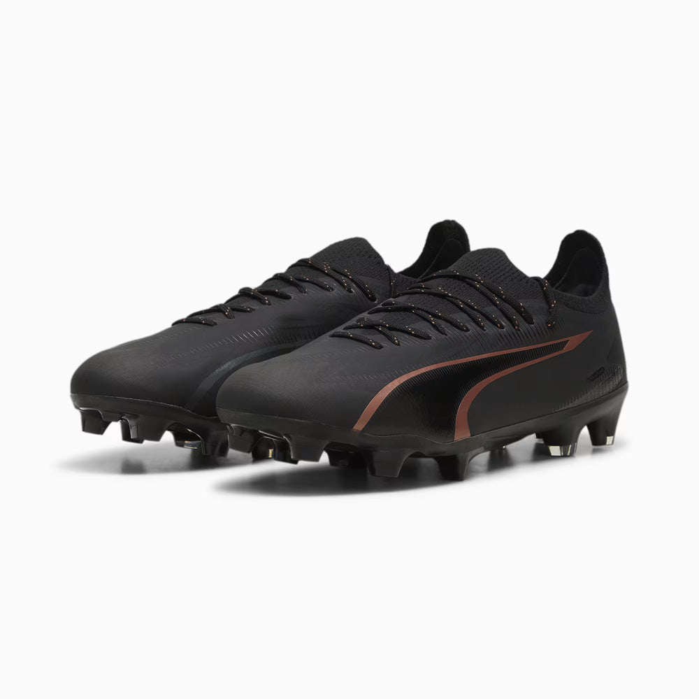 Puma Ultra Ultimate FG/AG Football Boots - Black/Copper Rose