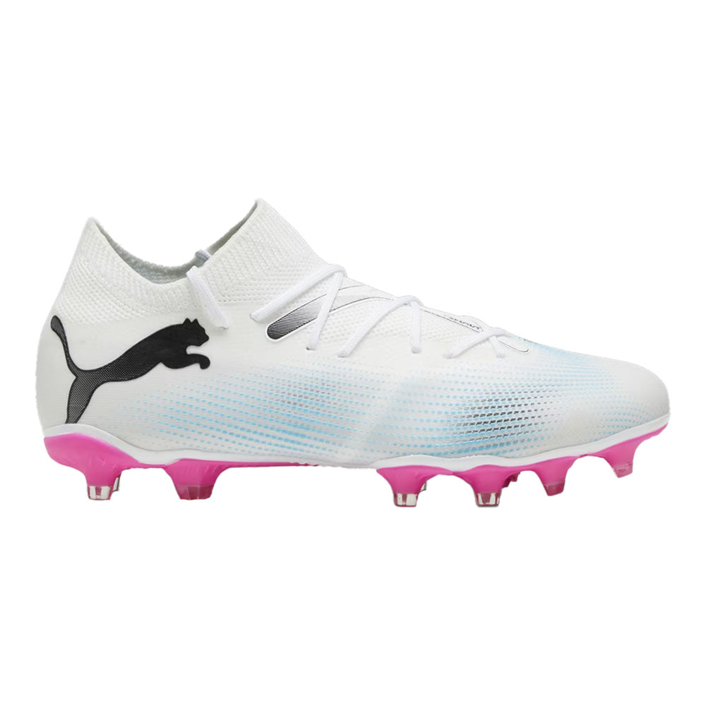 Puma Women's FG/AG Football Boots - White/Black/Poison Pink