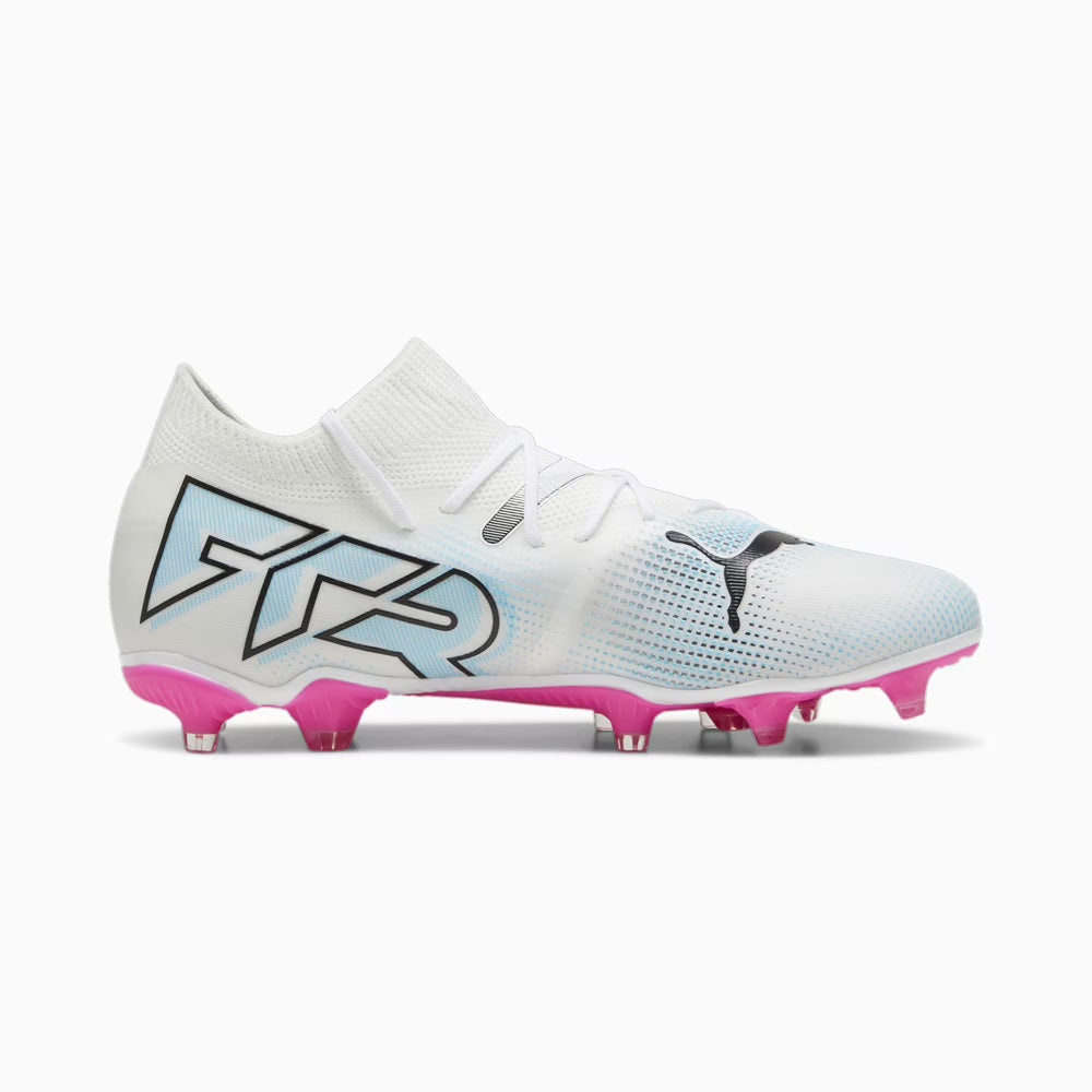 Puma Women's FG/AG Football Boots - White/Black/Poison Pink