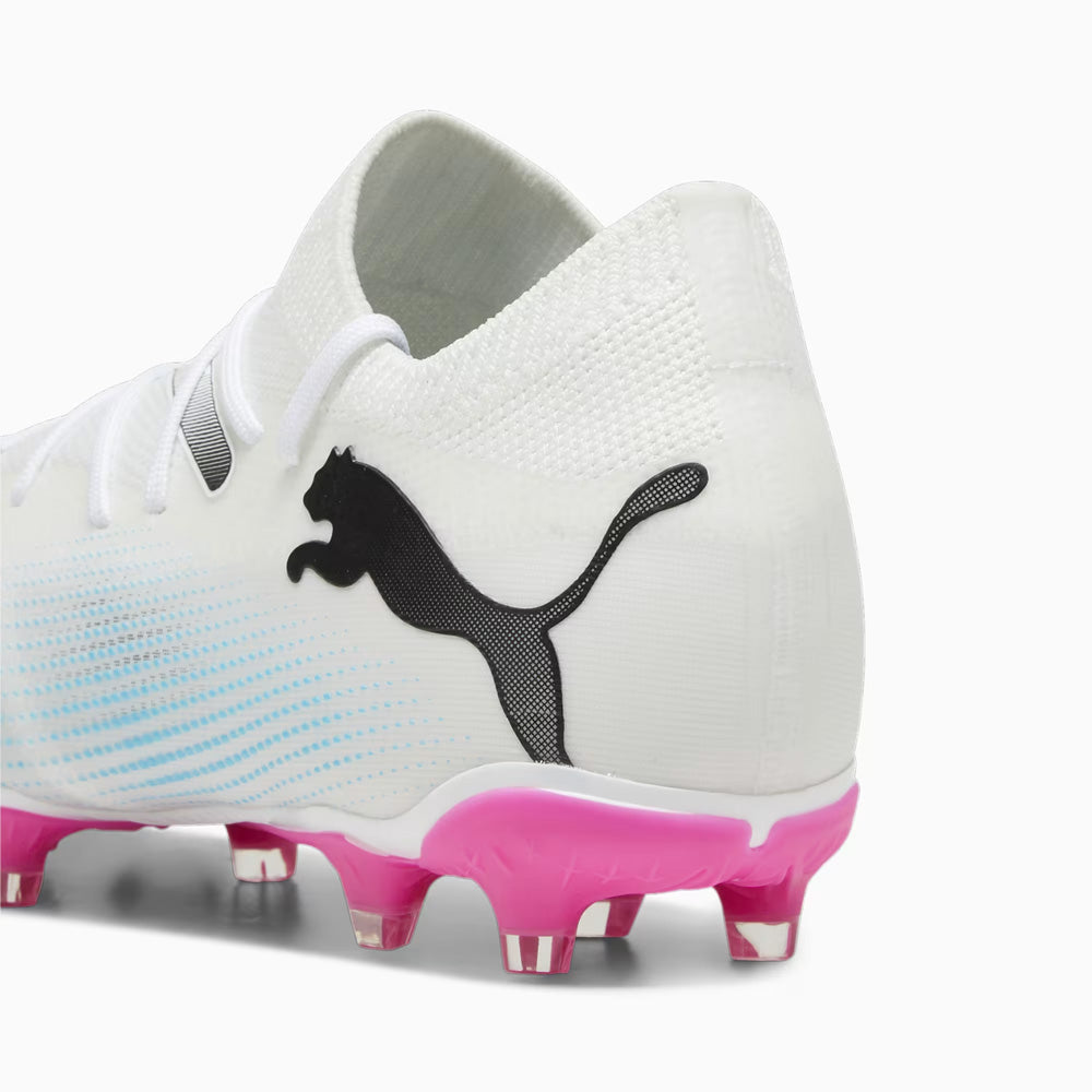 Puma Women's FG/AG Football Boots - White/Black/Poison Pink