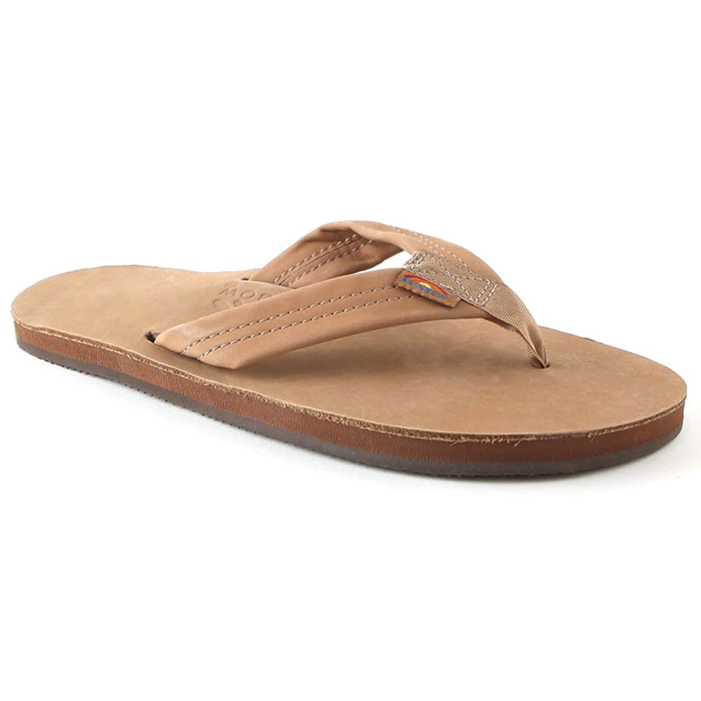 Rainbow Men's Leather Flip Flops - Premium Quality Sandals