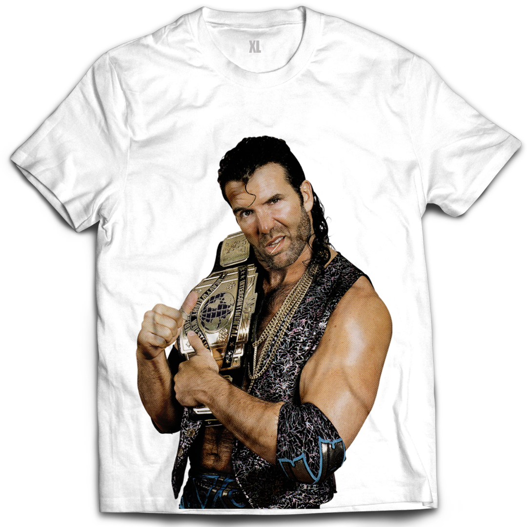 Razor Ramon Scott Hall White Tee - Top Choice for Wrestling Fans