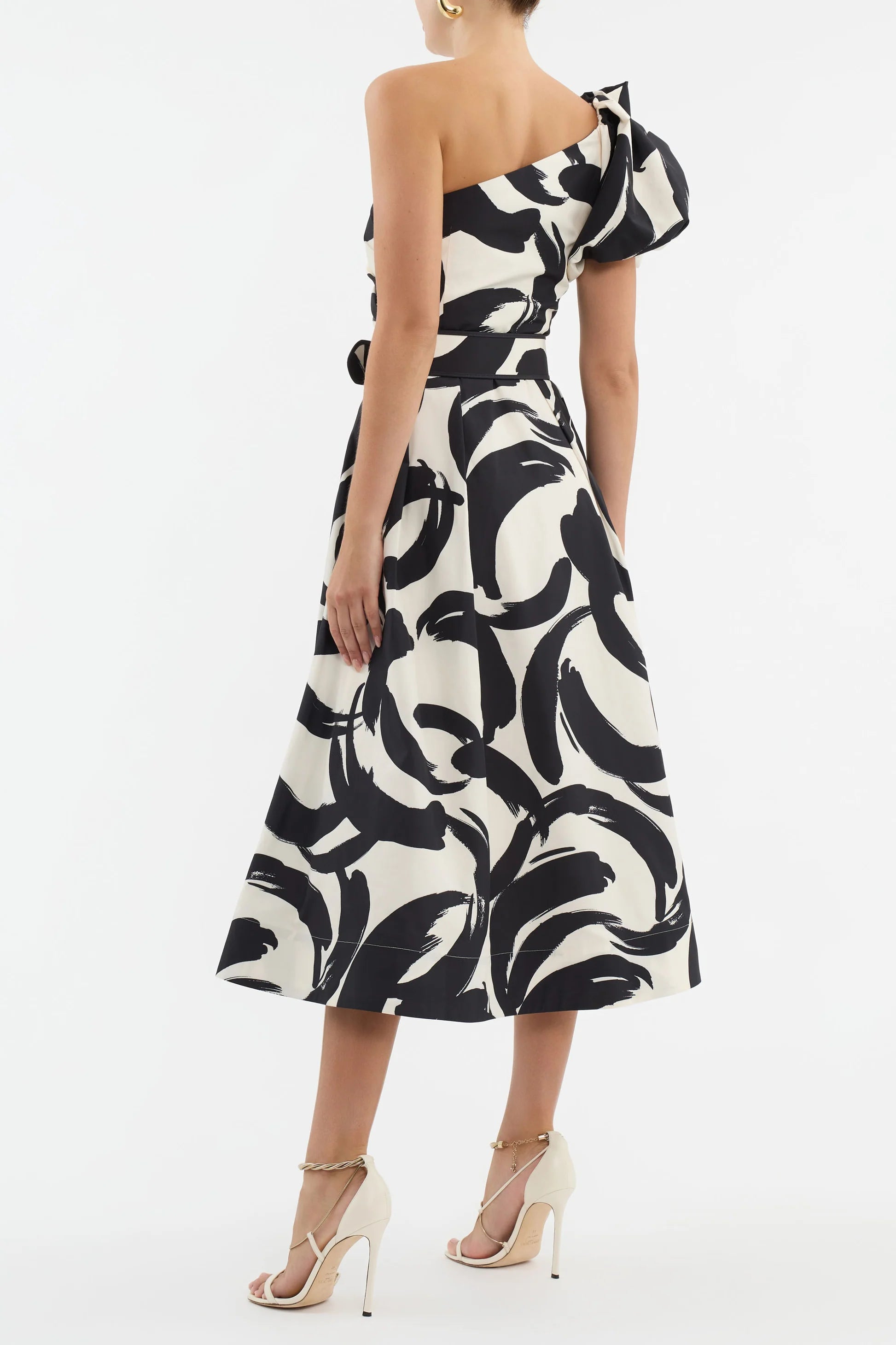 Rebecca Vallance Pompidou One Shoulder Midi - Stylish and elegant Rebecca Vallance Pompidou One Shoulder Midi dress