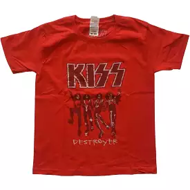 Red Destroyer Kiss T-shirt.