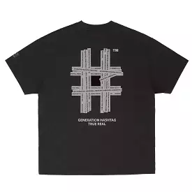 Reflective Tape Logo Tee Black - Been Trill