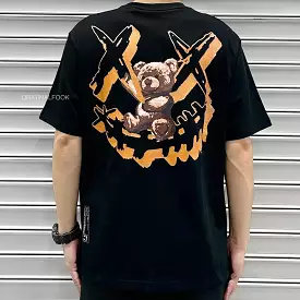 Ricky's Clown Hanging Bear Tee in Black - Shop Now