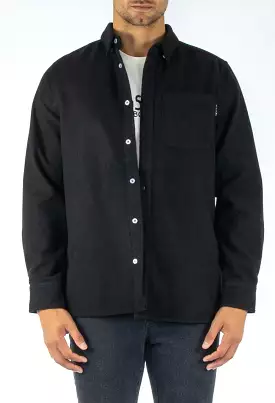 Rusty Yosemite long sleeve shirt - black