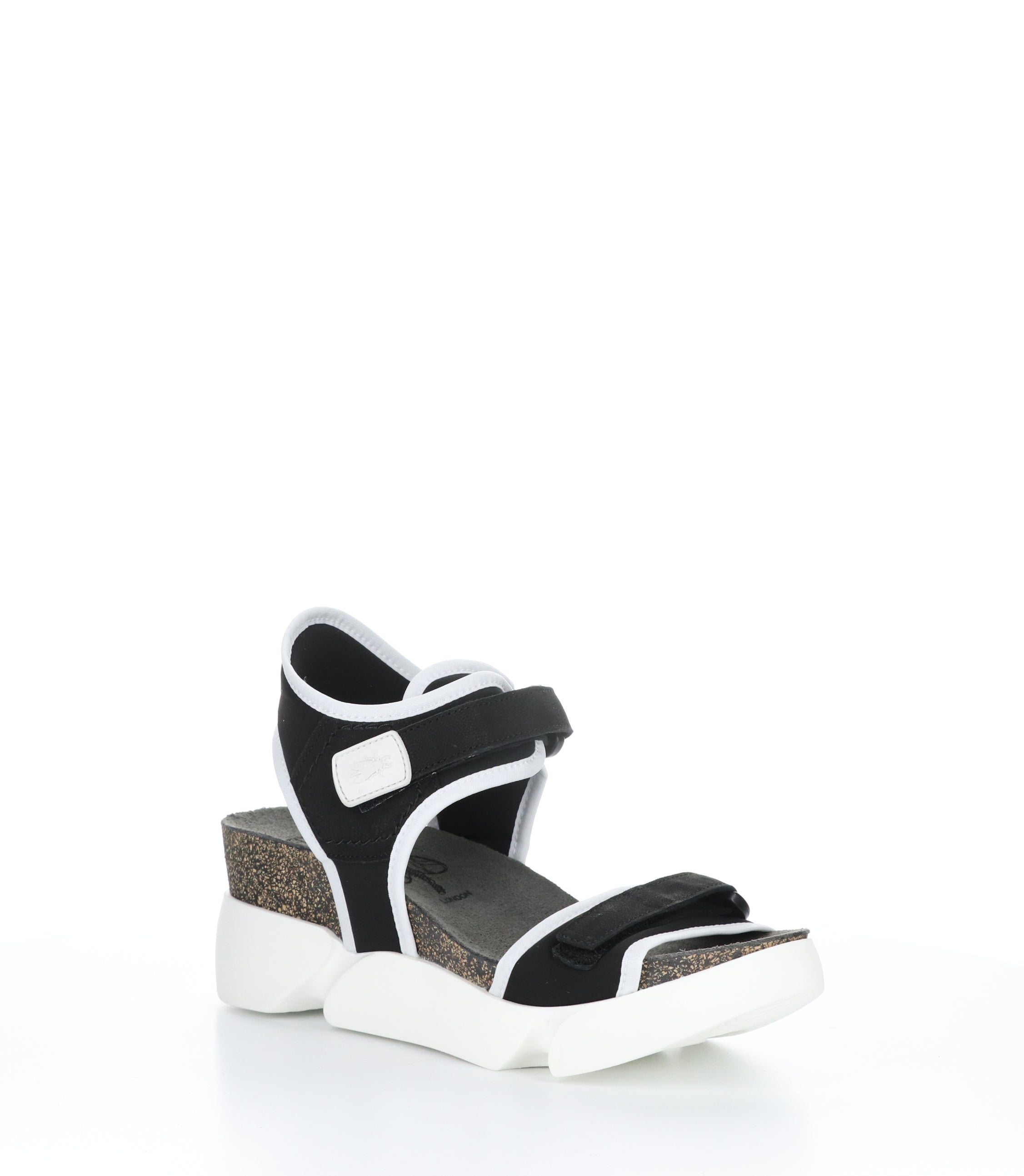 Sandalettes Wedge SIGO727FLY Noir/Blanc