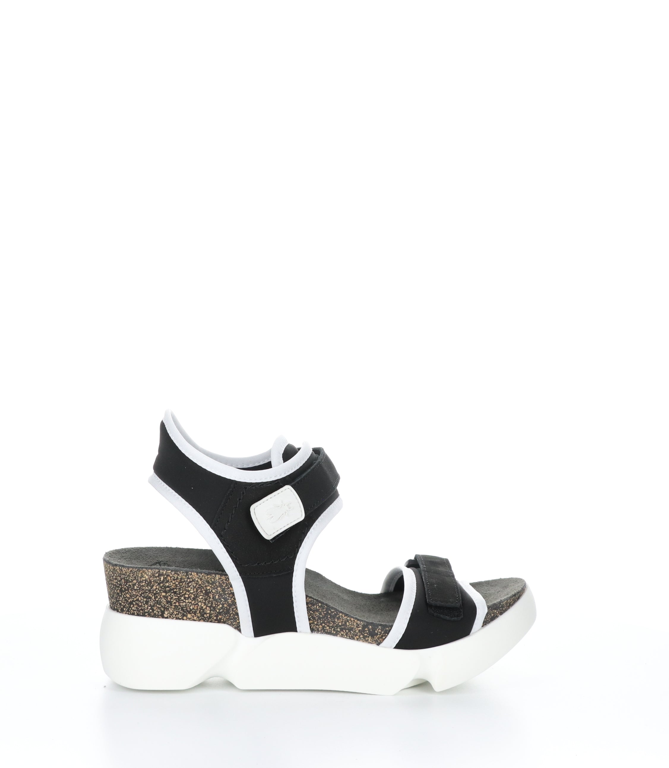 Sandalettes Wedge SIGO727FLY Noir/Blanc