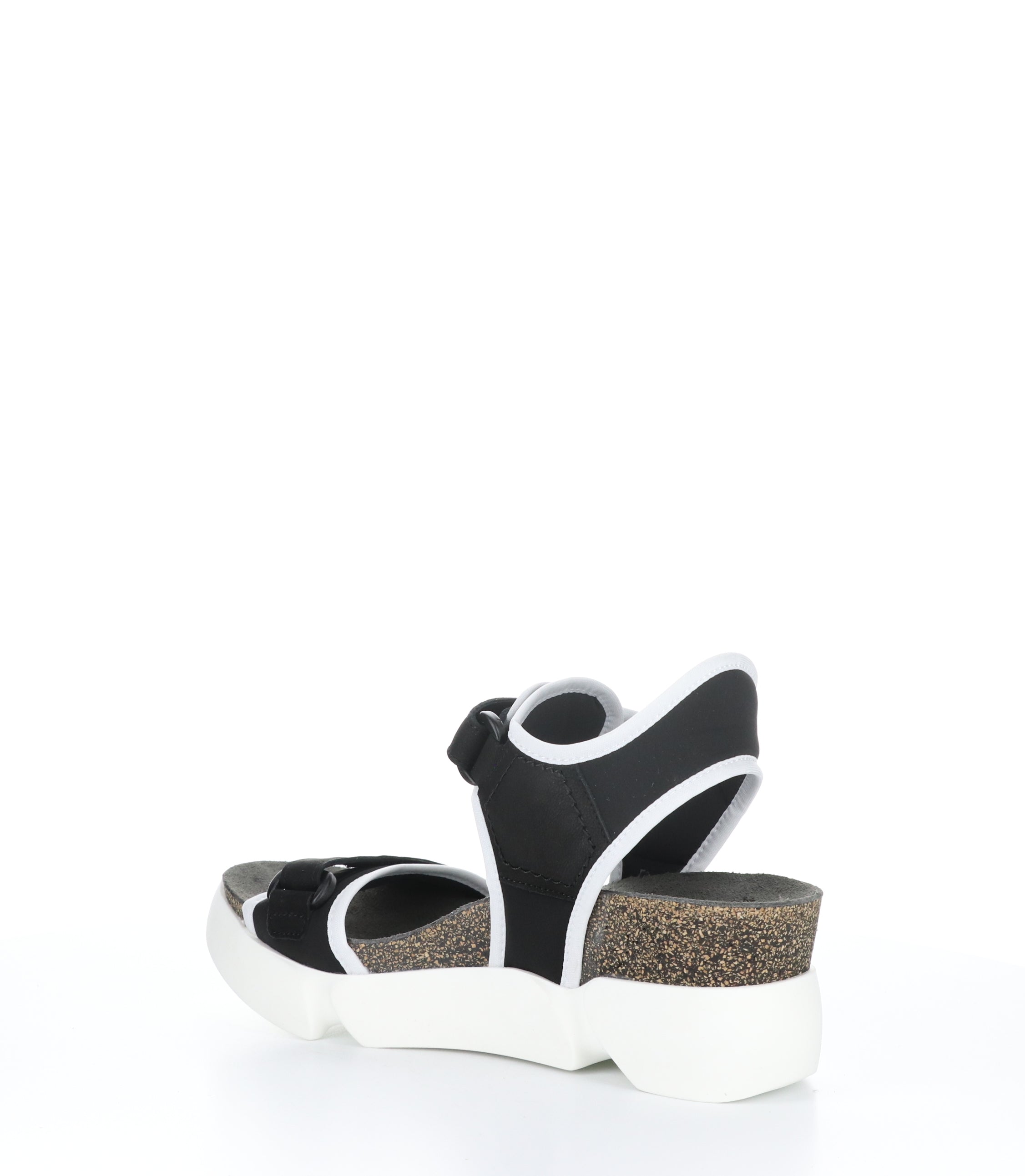 Sandalettes Wedge SIGO727FLY Noir/Blanc