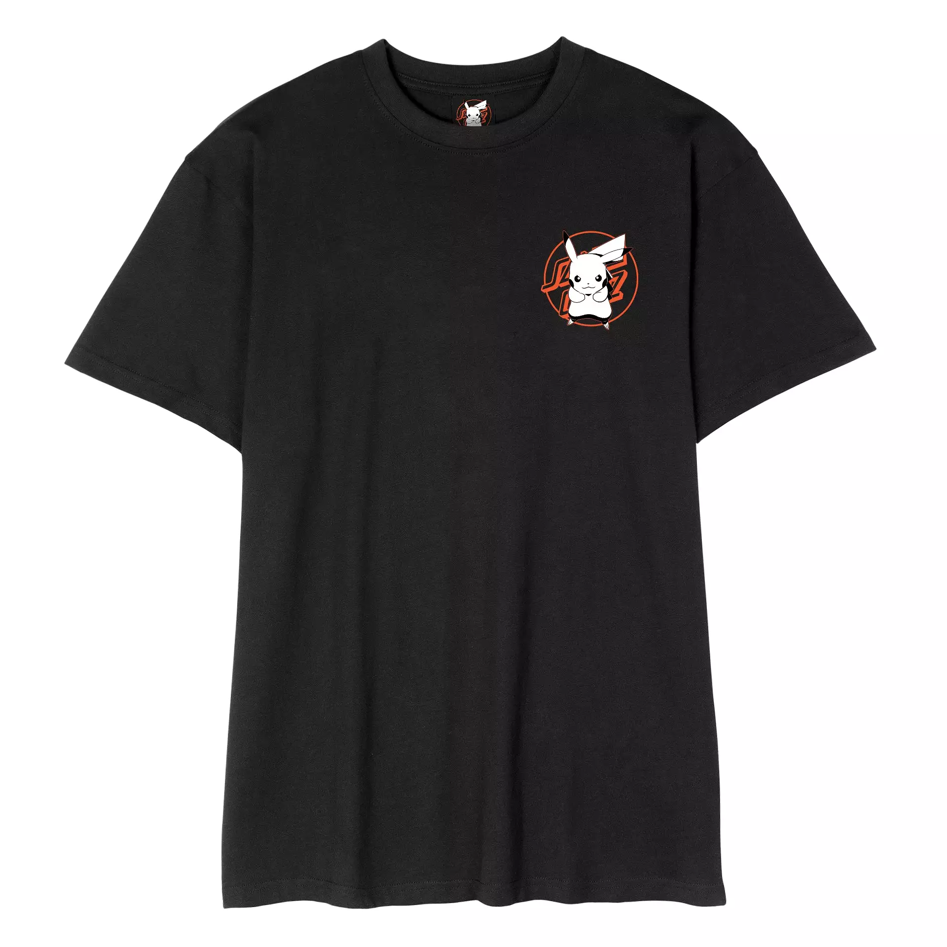 Santa Cruz Pikachu black t-shirt