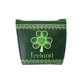 Shamrock Spiral Zip Wallet