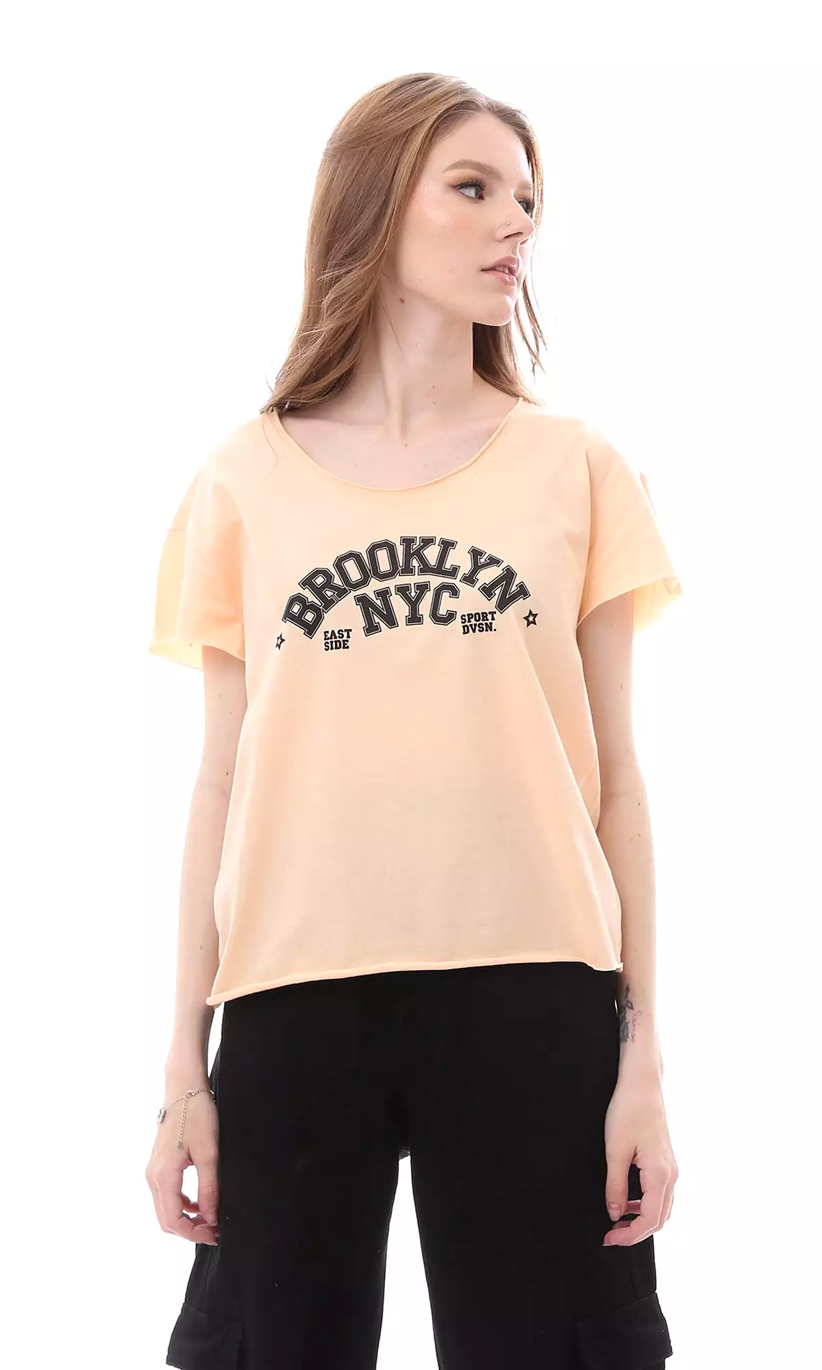 Short Sleeve Women's Top - O164666