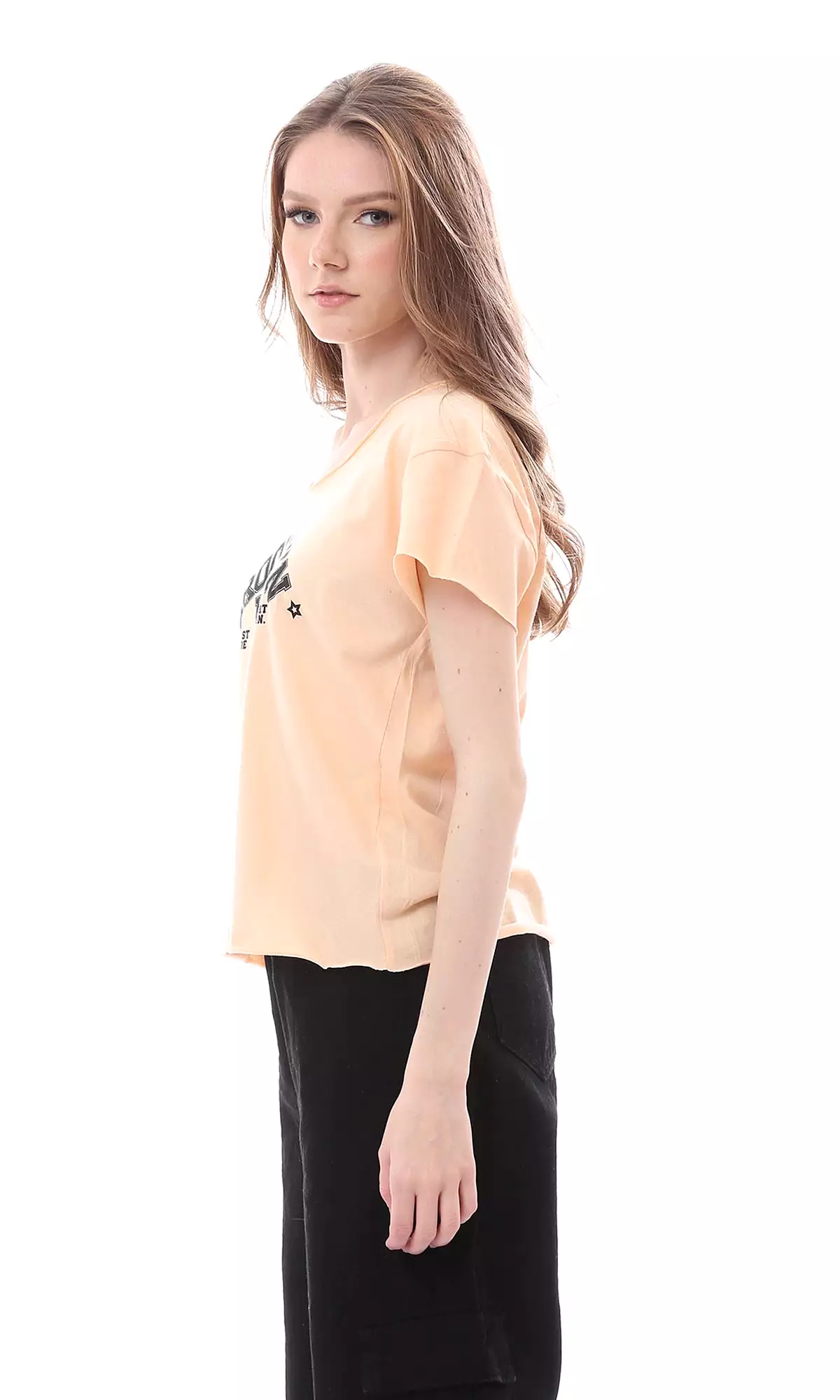 Short Sleeve Women's Top - O164666