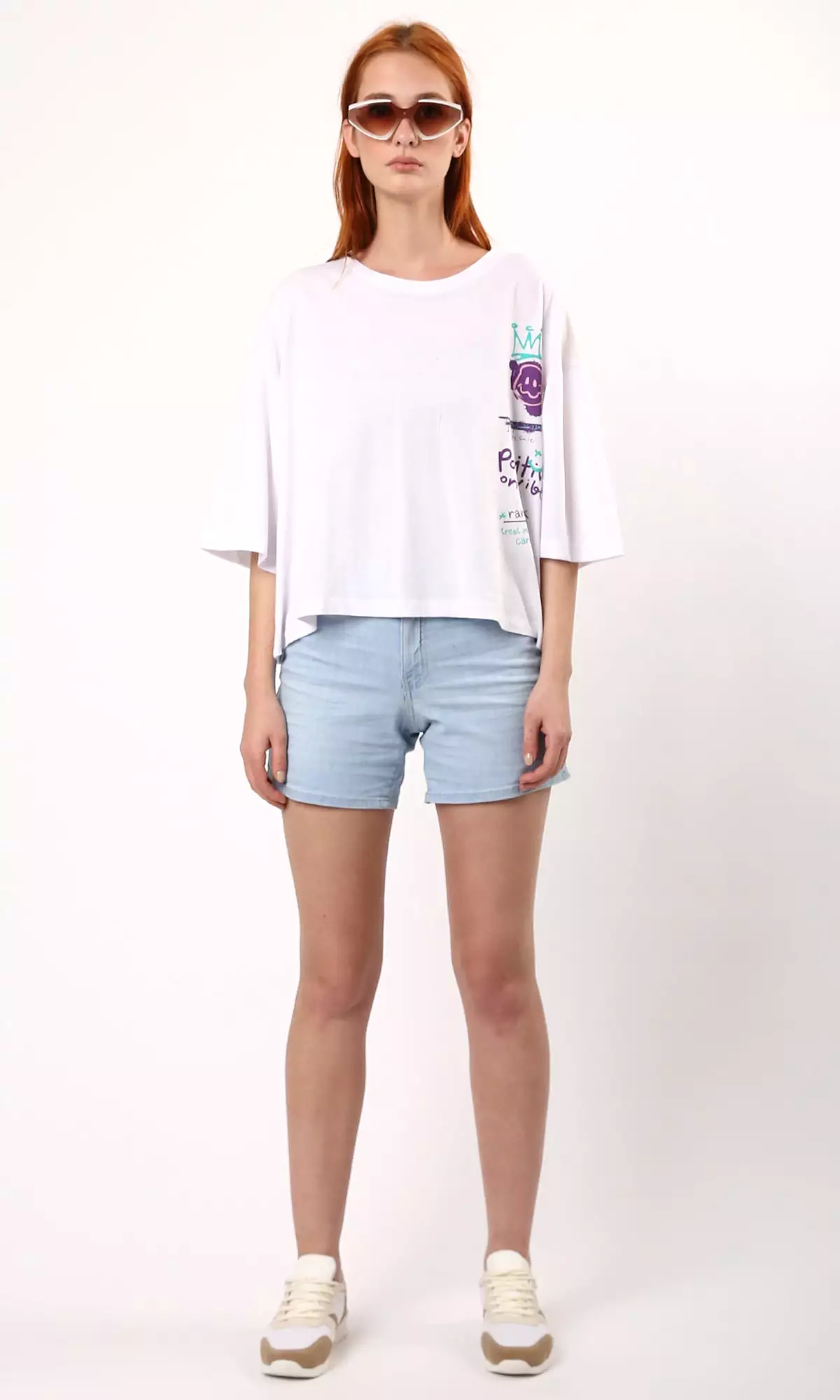 Short Sleeve Women's Top - O178363