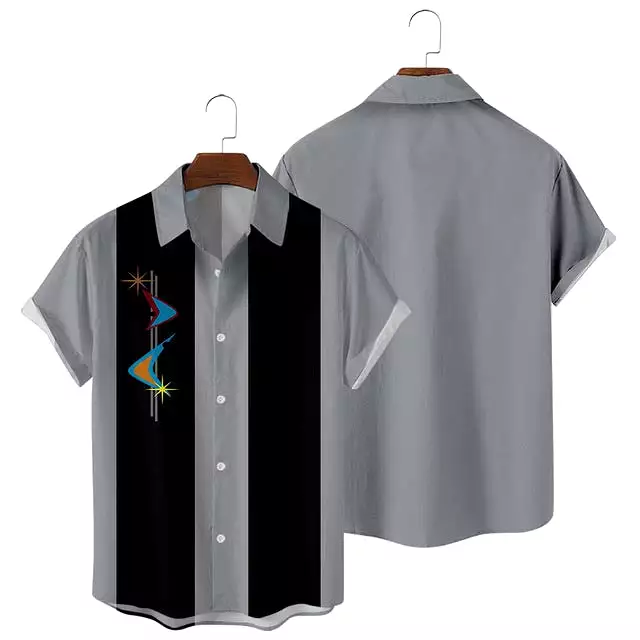 Size 5 Striped Digital Print Shirt Top for Men, Summer 2022, Short Sleeve T-Shirt, Plus Size