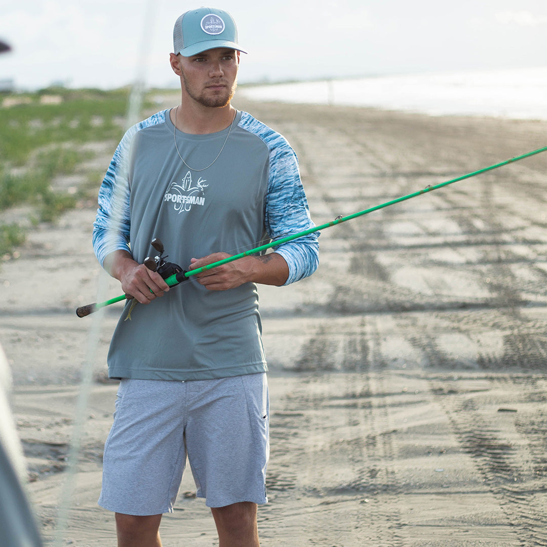 Sportsman Hydro Tech Camo Solid Long Sleeve Shirt