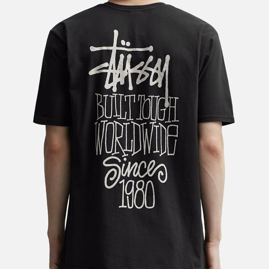 Stussy Black Tee - Durable and Reliable.