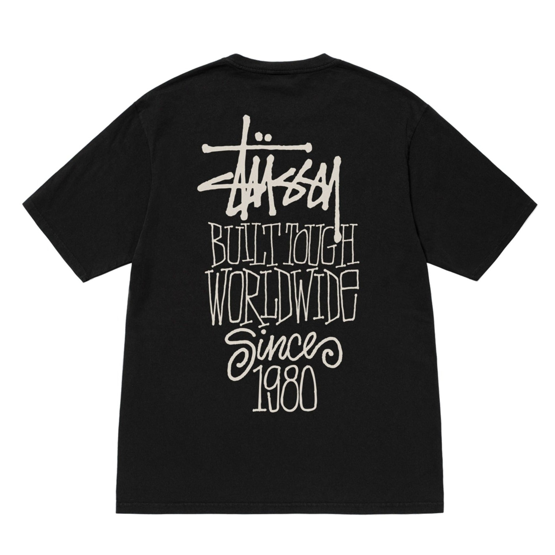 Stussy Black Tee - Durable and Reliable.