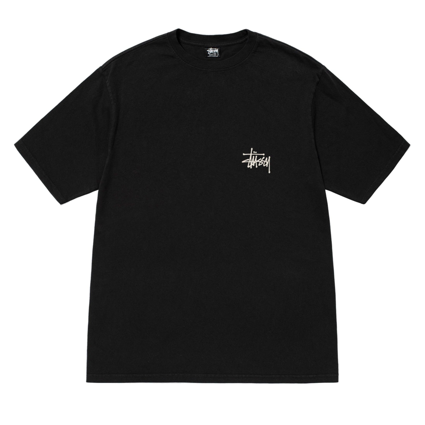 Stussy Black Tee - Durable and Reliable.