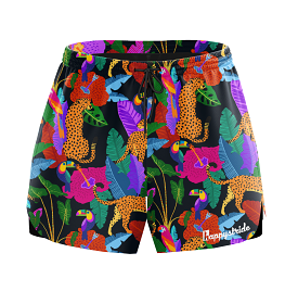 Stylish tropical shorts with a touch of uniqueness