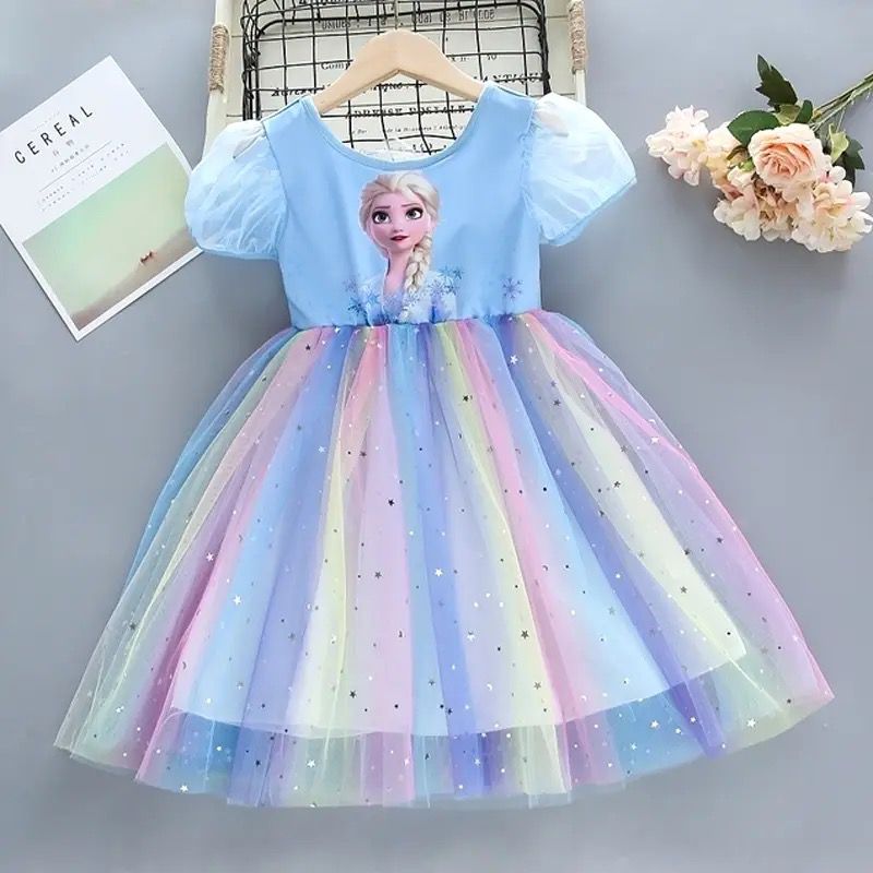 Summer Girls Dresses 1-2 Years Pretty Korean Kids Clothes S4449126