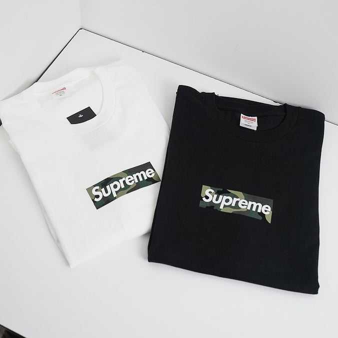 Supreme Black Camo Box Logo T-Shirt