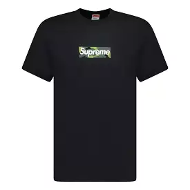 Supreme black camo box logo t-shirt