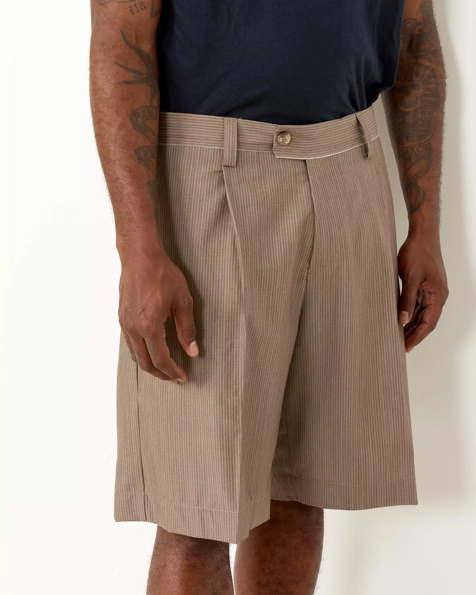 Taupe Grey Classic Shorts