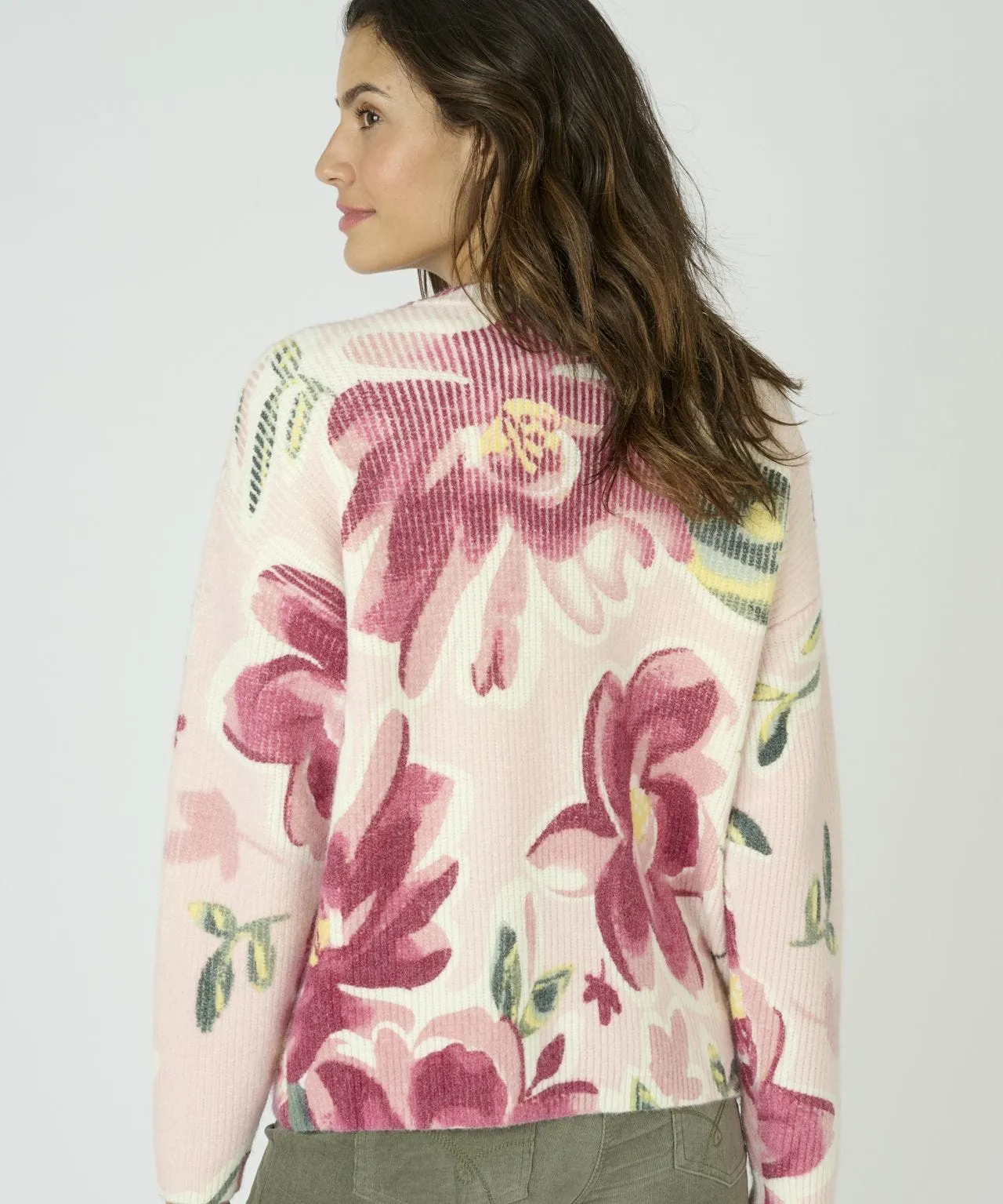 Warm Thermal Printed Cardigan