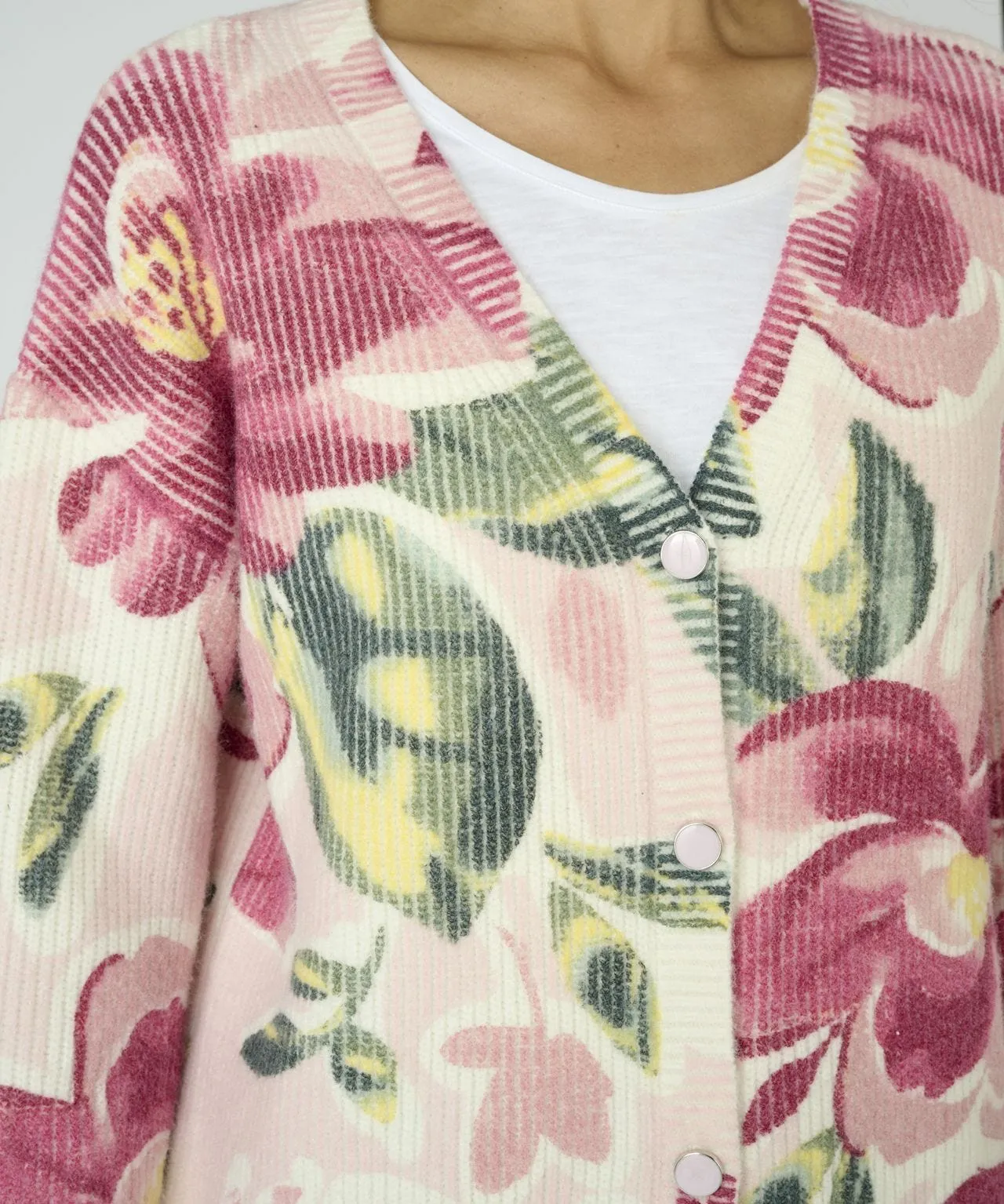 Warm Thermal Printed Cardigan