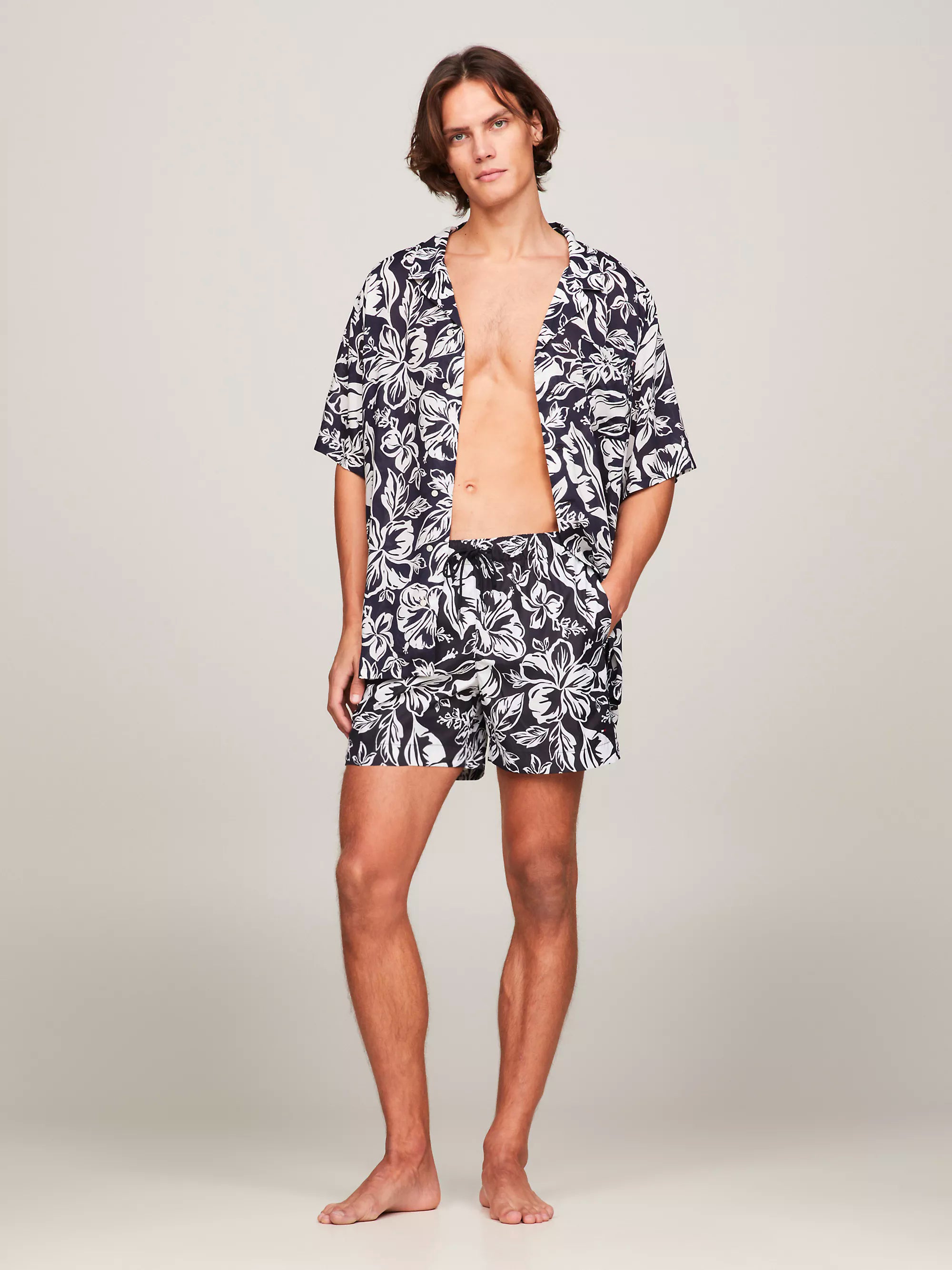 Tommy Hilfiger Men's Floral Swim Shorts - Mid Length