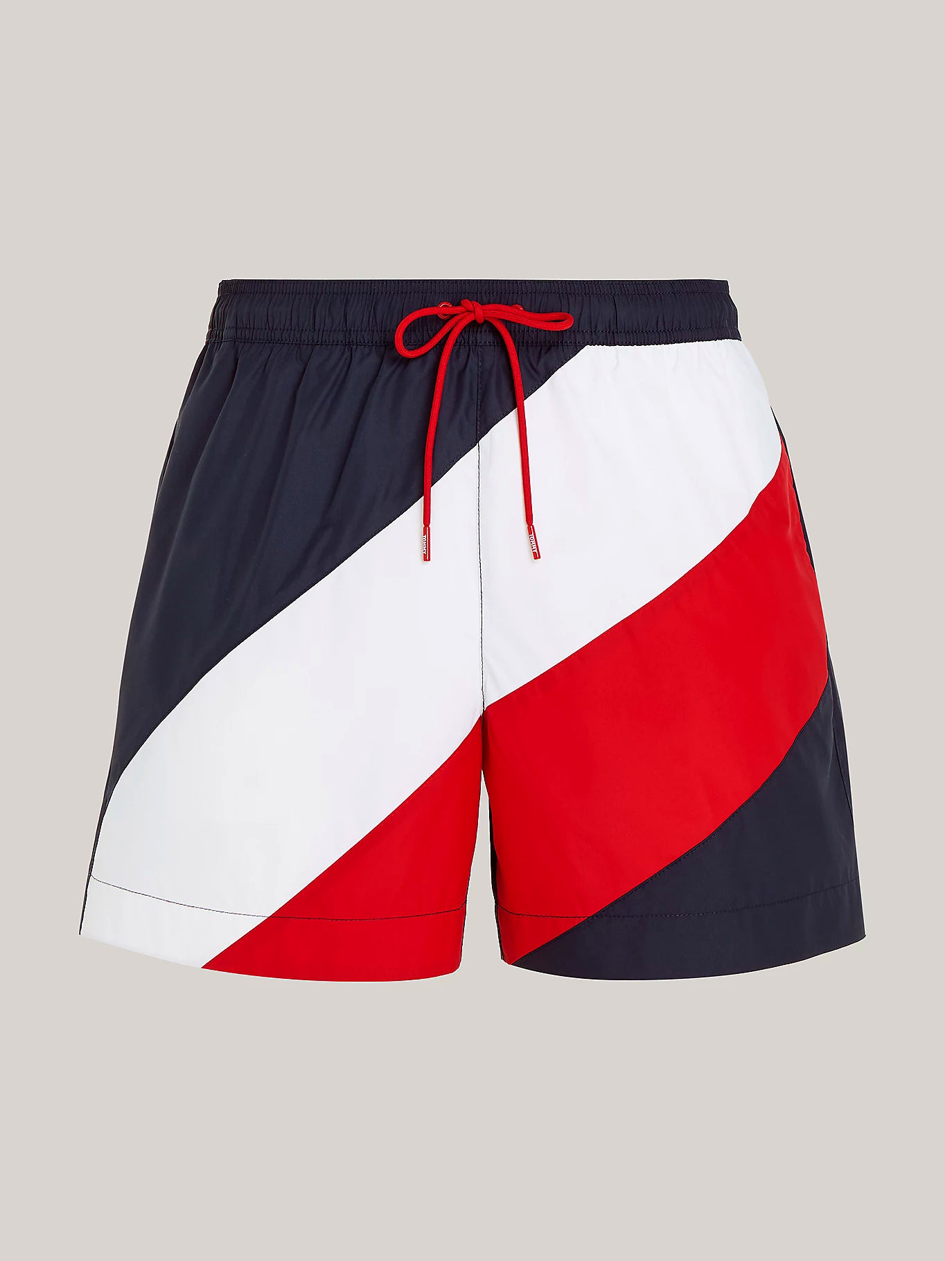 Tommy Hilfiger Men's Swim Shorts with Diagonal Stripes