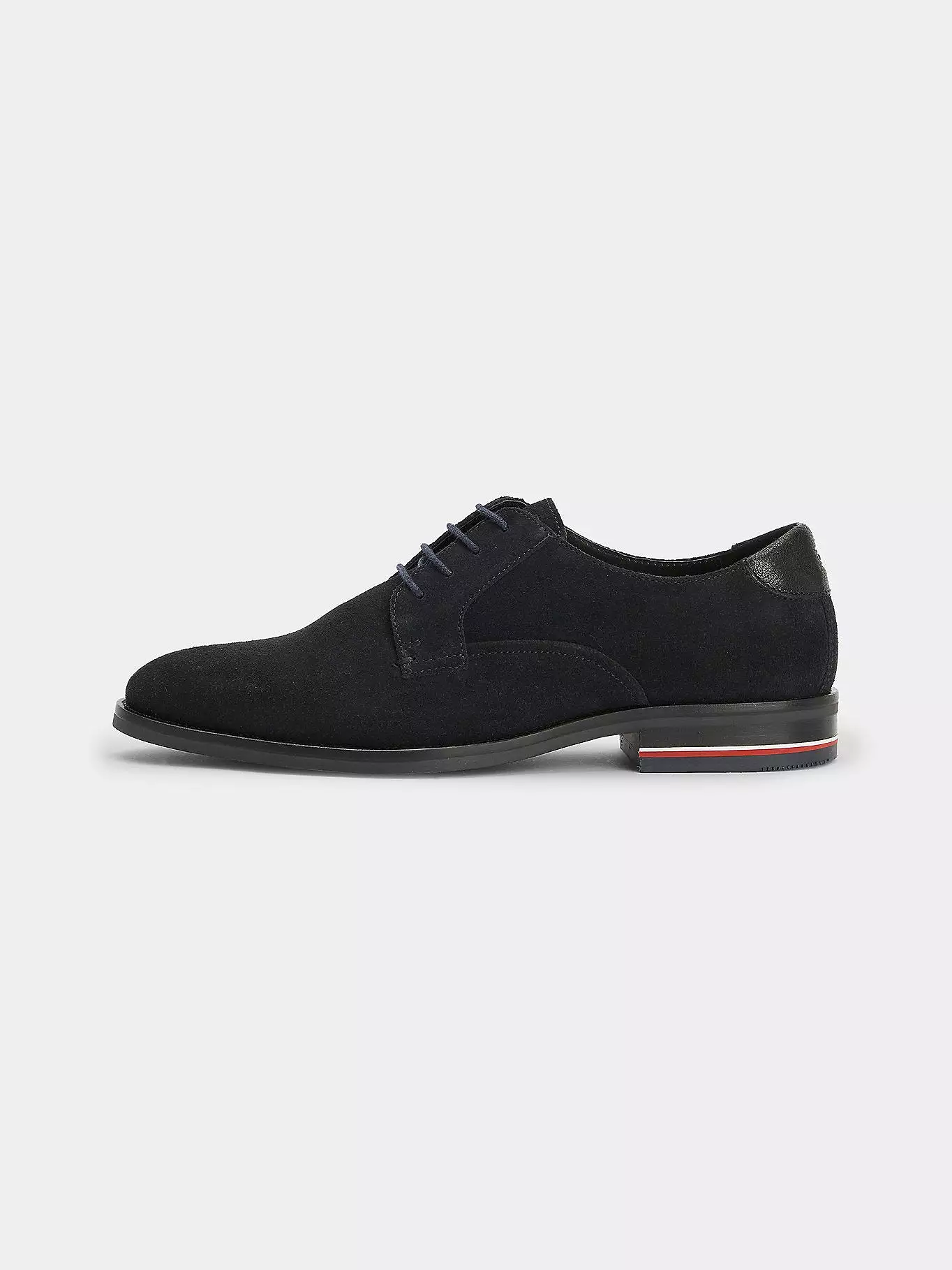 Tommy Hilfiger navy suede men's shoes.