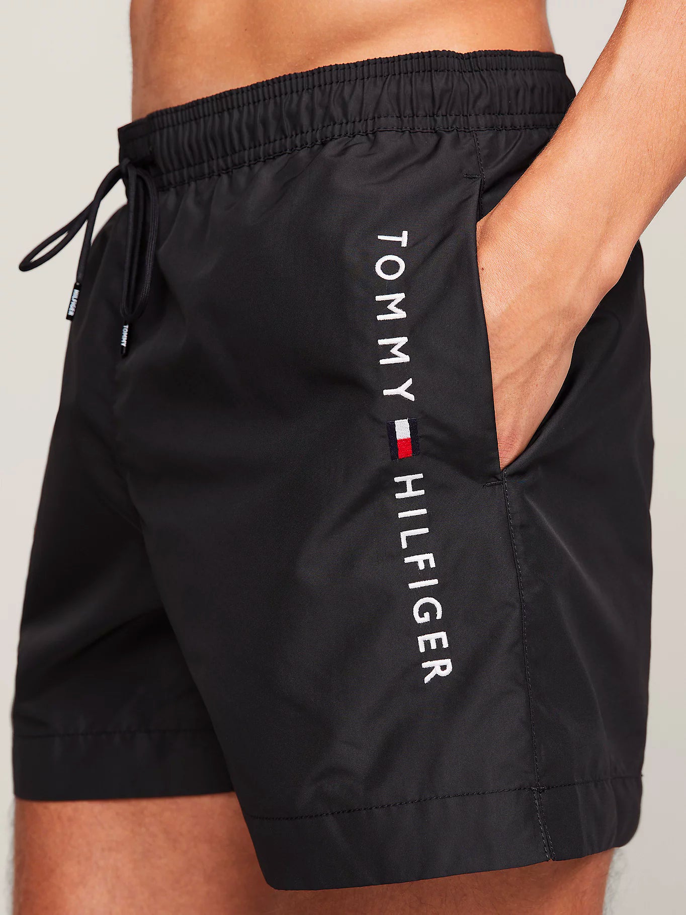 Tommy Hilfiger Original Logo Swim Shorts - Men's Mid Length