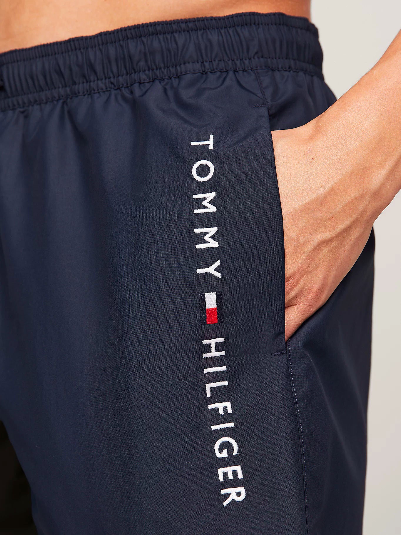 Tommy Hilfiger Original Logo Swim Shorts - Men's Mid Length