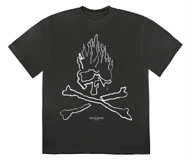 Travis Scott Cactus Jack Mastermind Skull T-shirt Black