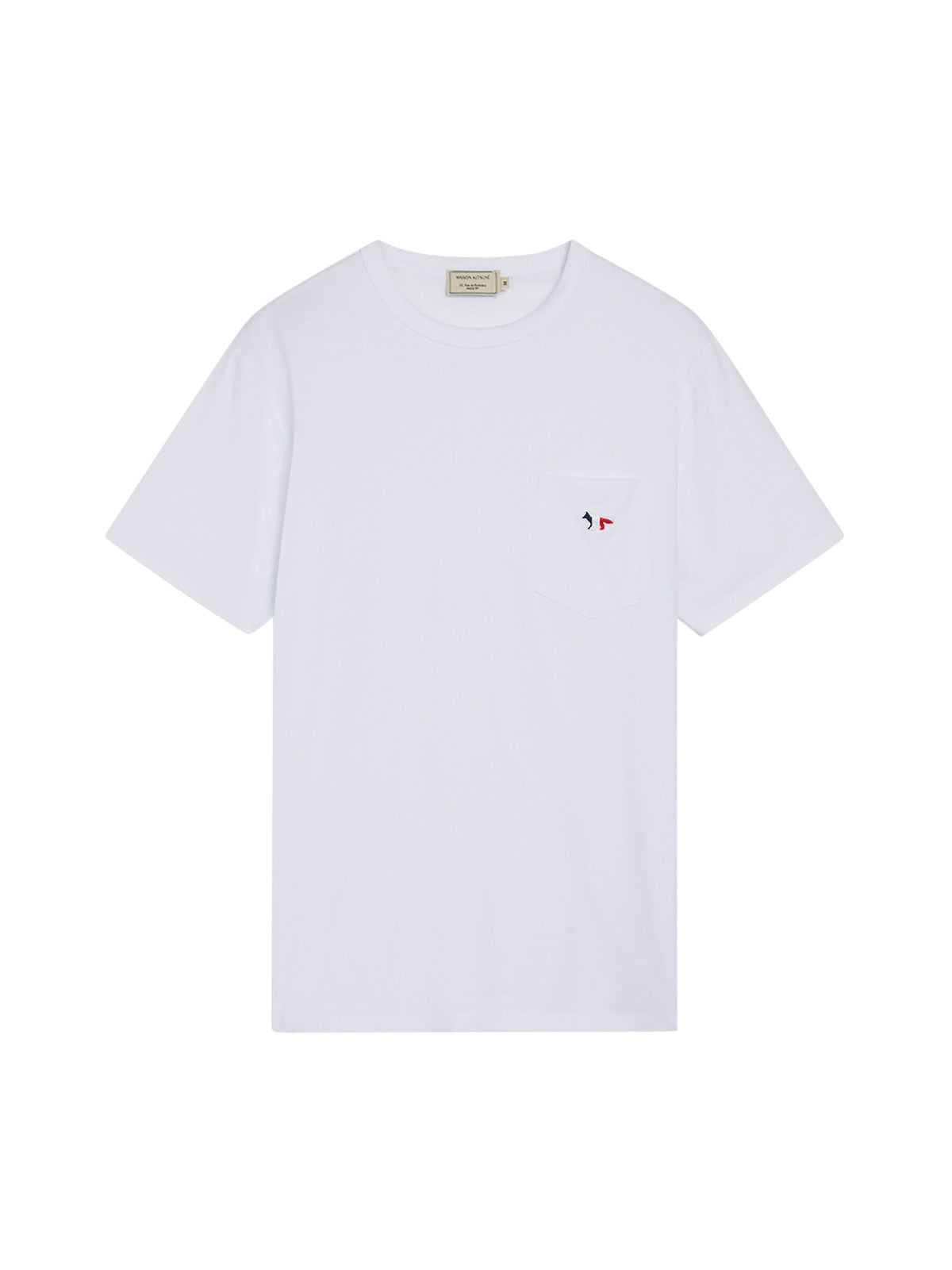 Tricolor Fox Patch Pocket T-Shirt