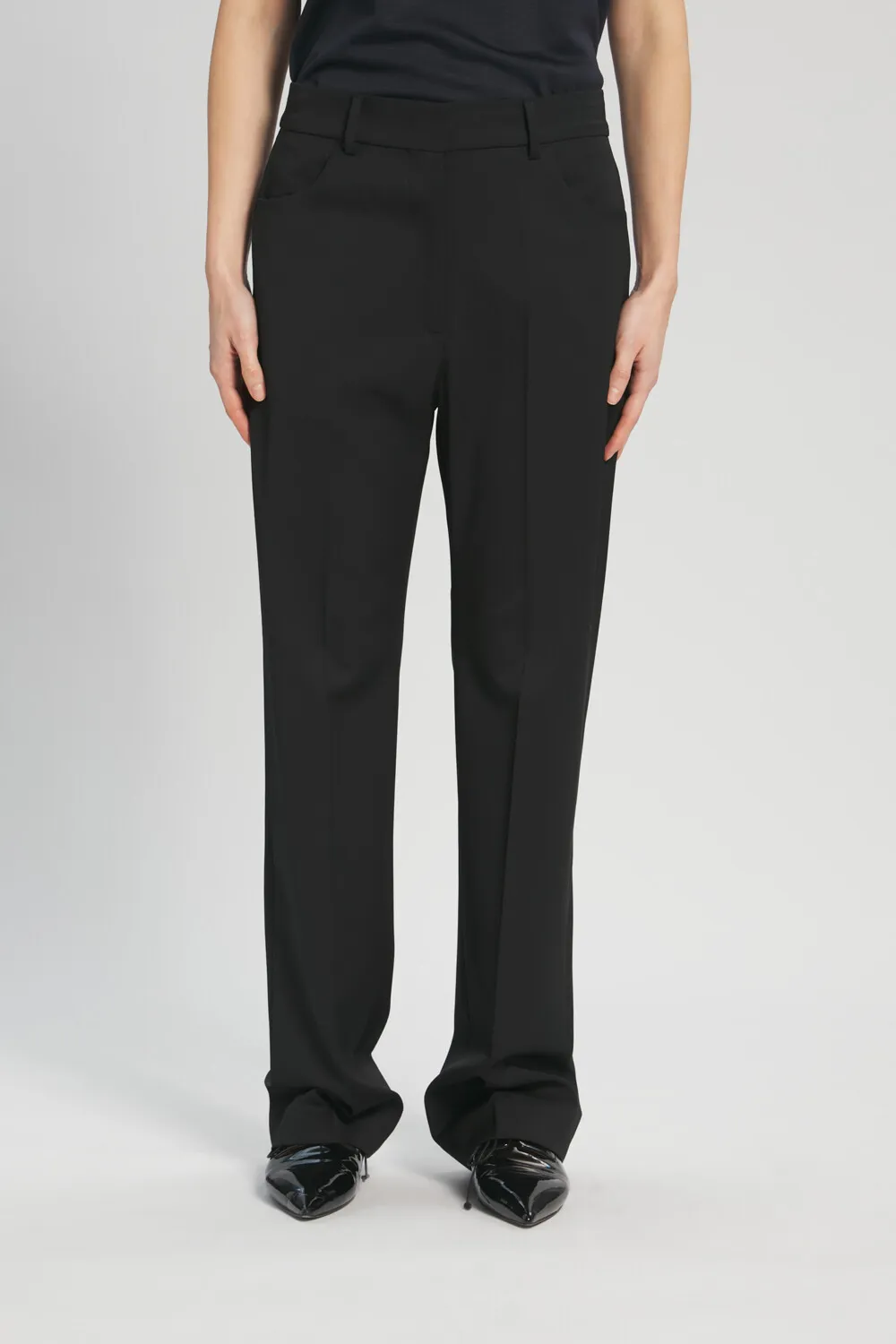 Black Luciano Novento Trousers