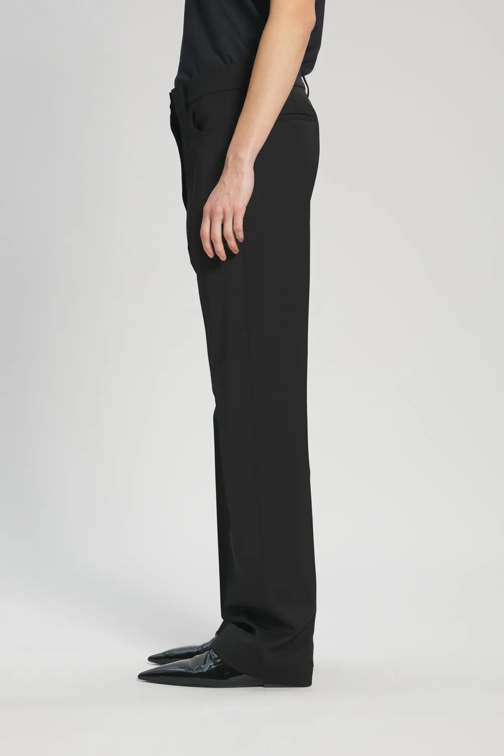 Black Luciano Novento Trousers