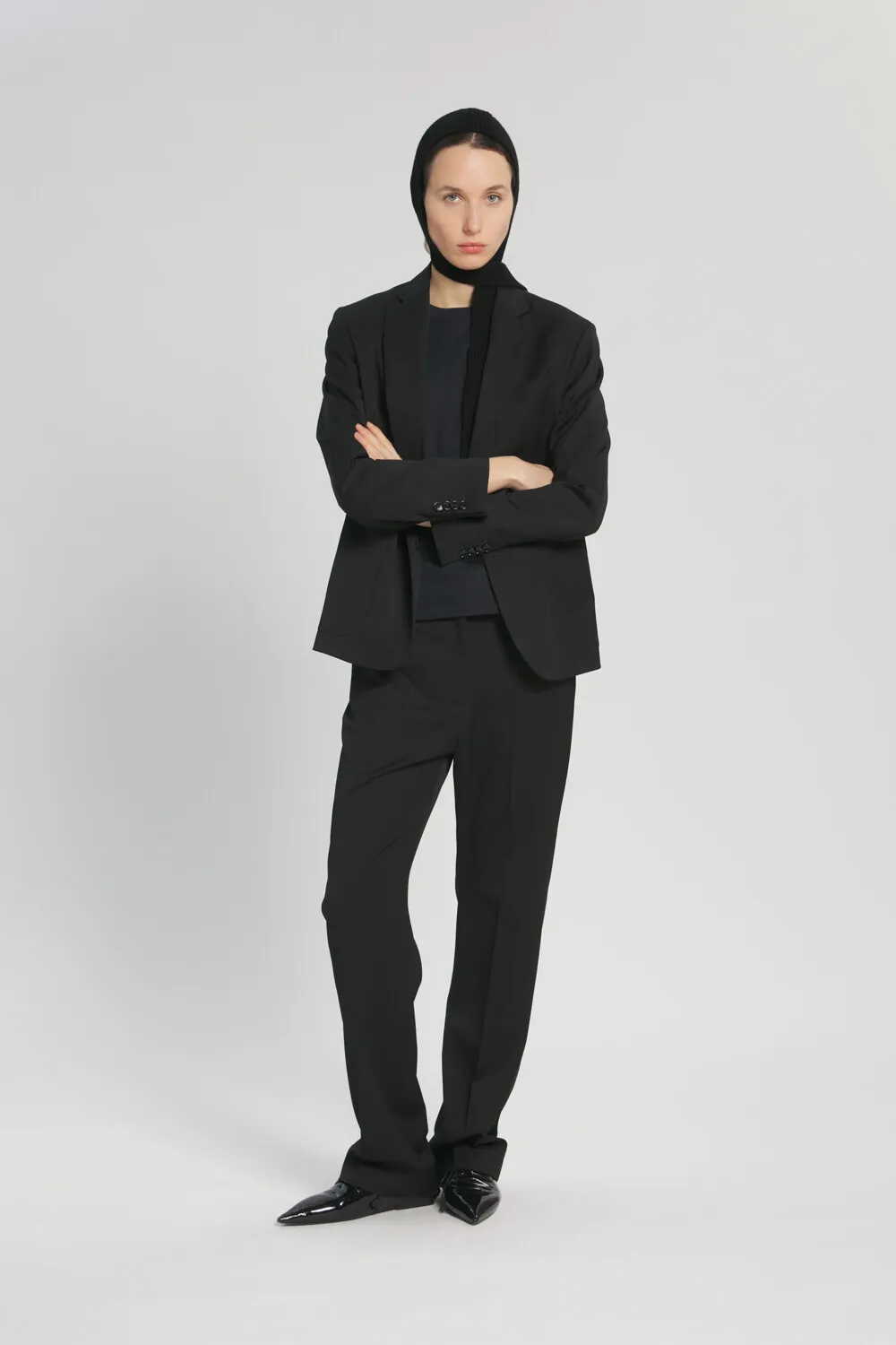 Black Luciano Novento Trousers