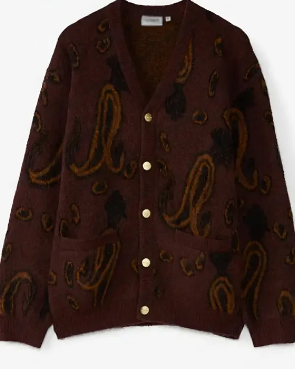 Télématin Cardigan Printed Brown - Shop Now