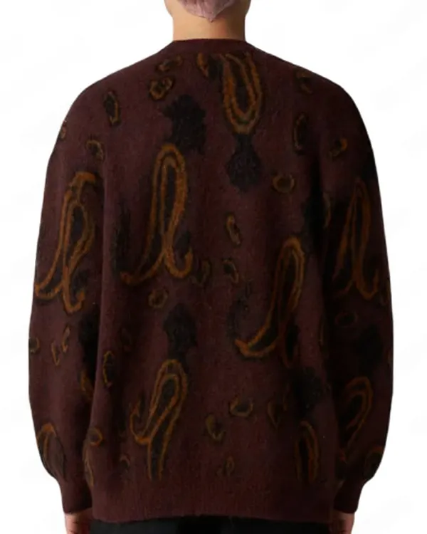 Télématin Cardigan Printed Brown - Shop Now