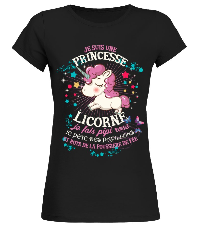 Unicorn Princess T-shirt Gift for Women